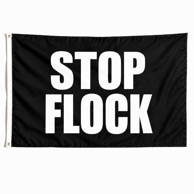 STOP FLOCK FLAG
