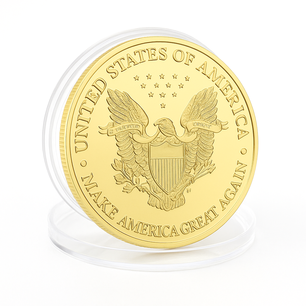 DONALD TRUMP 45-47 COMMEMORATIVE COIN