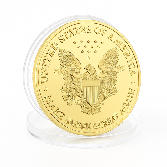 DONALD TRUMP 45-47 COMMEMORATIVE COIN