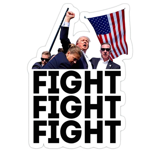 TRUMP FIGHT STICKERS