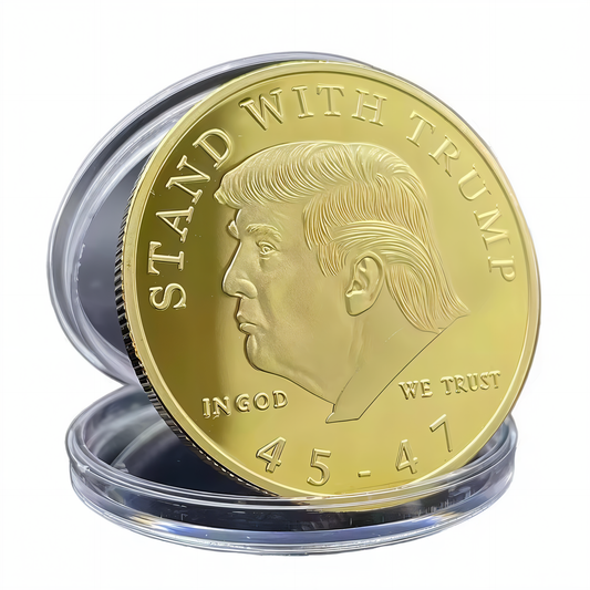 DONALD TRUMP 45-47 COMMEMORATIVE COIN