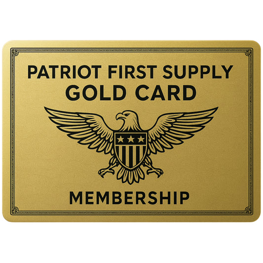 PATRIOT FIRST SUPPLY MEMBERSHIP GOLD CARD